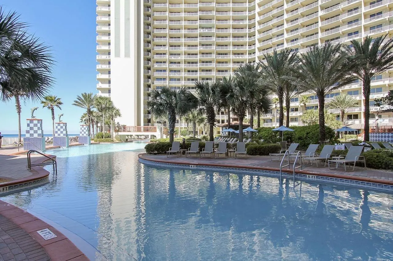 Shores Of Panama 1211- Sleeps 6, Gulf View, Reserved Parking! Free Fun! Condo Panama City Beach