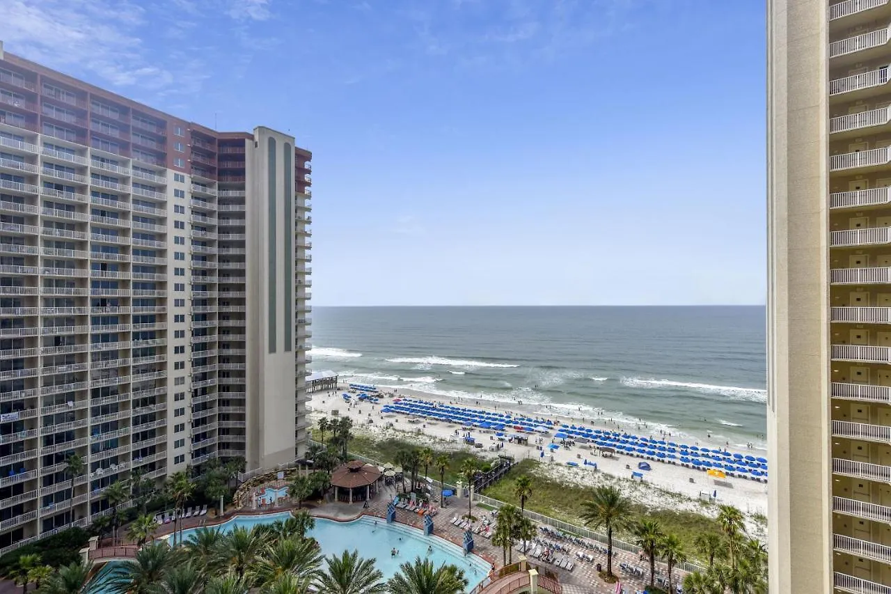 Shores Of Panama 1211- Sleeps 6, Gulf View, Reserved Parking! Free Fun! Condo Panama City Beach Lägenhet