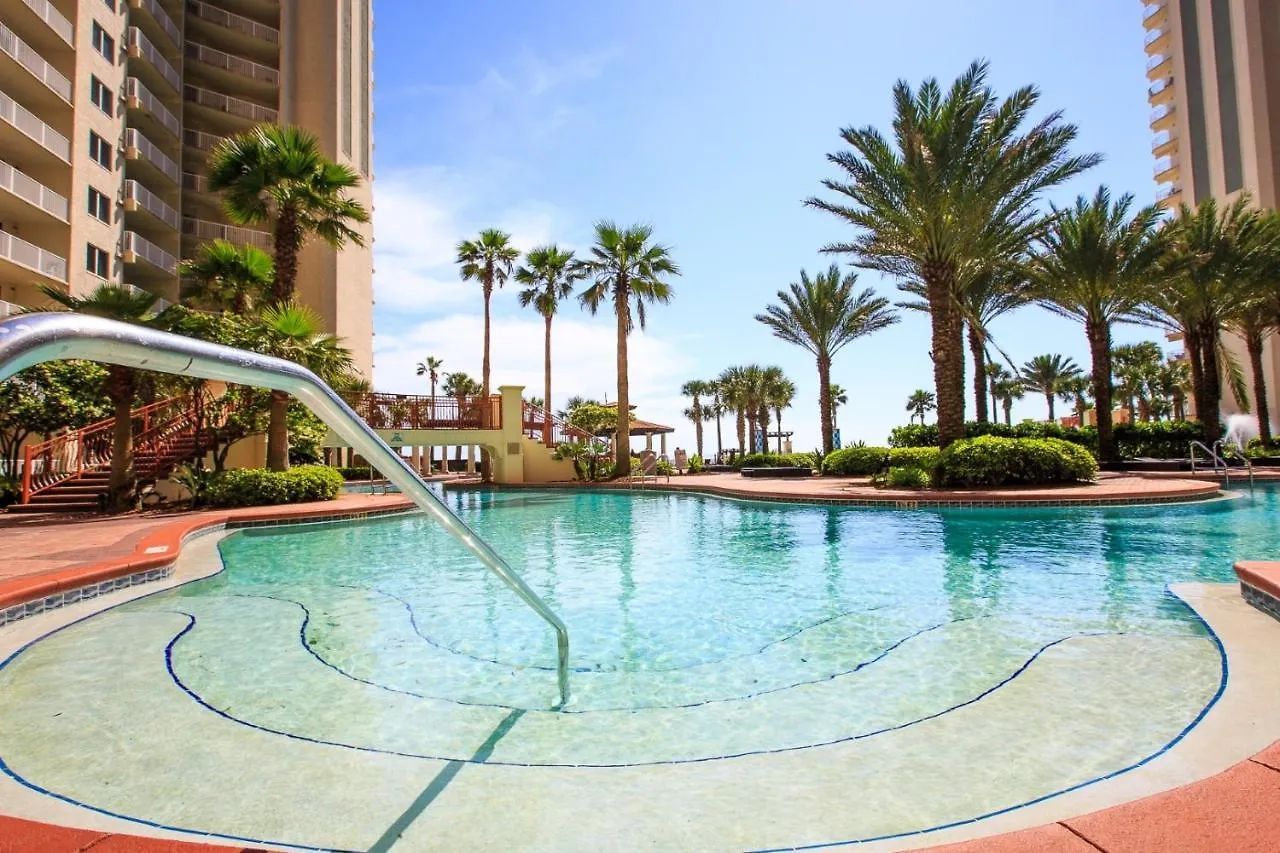 Shores Of Panama 1211- Sleeps 6, Gulf View, Reserved Parking! Free Fun! Condo Panama City Beach Apartment